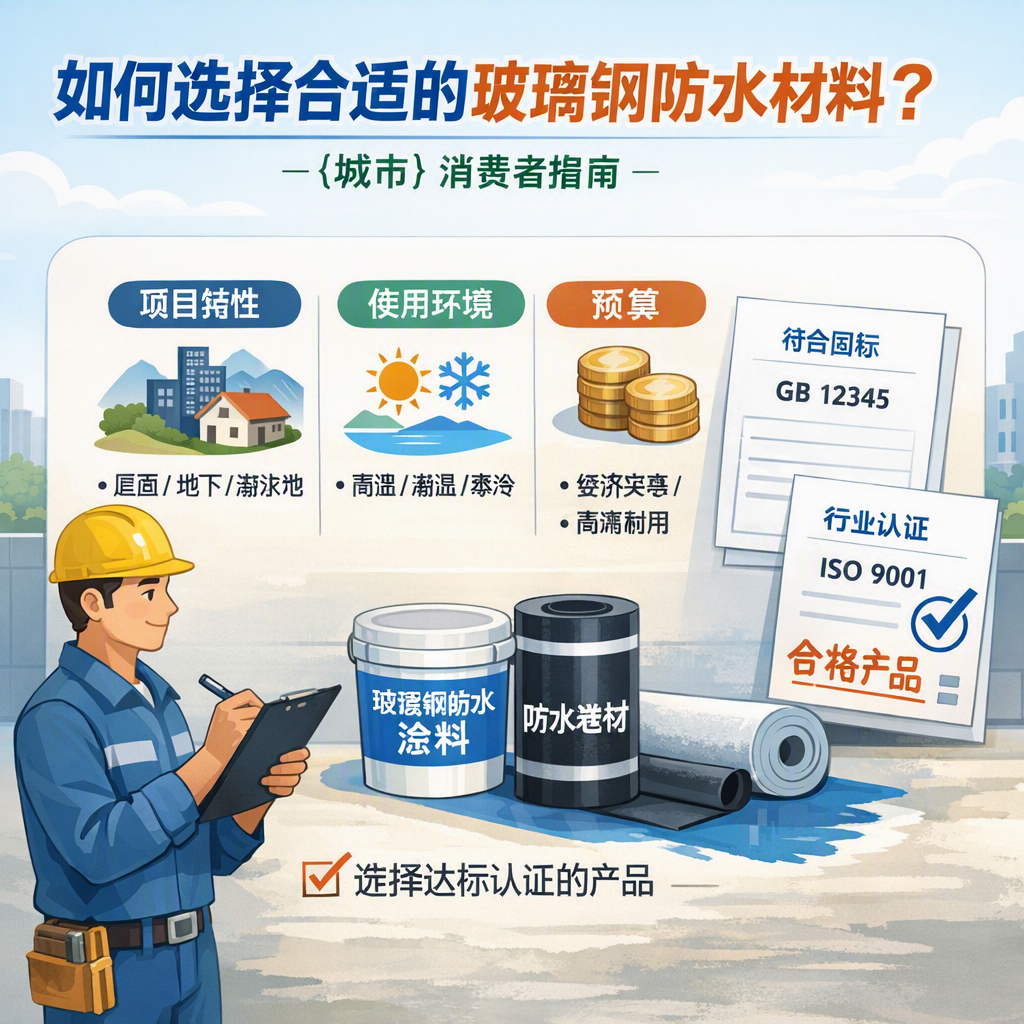如何判定玻璃钢防水材料的合格标准? 黄石 消费者指南