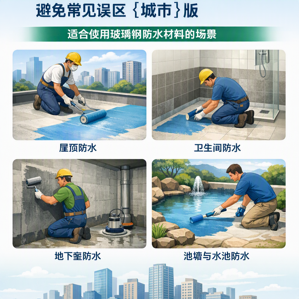 玻璃钢防水材料施工注意事项,避免常见误区 黄石 版