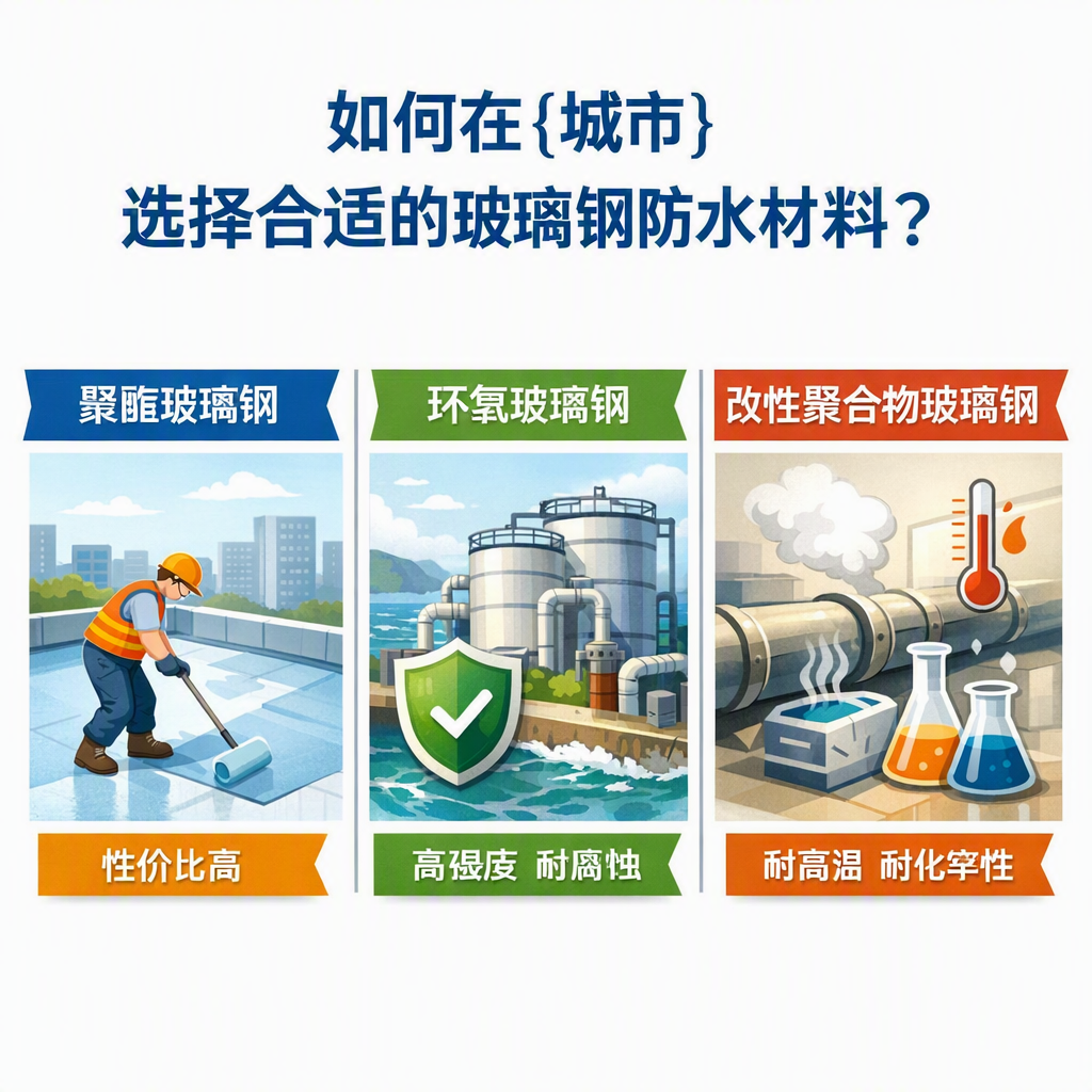 如何在黄石选择合适的玻璃钢防水材料?