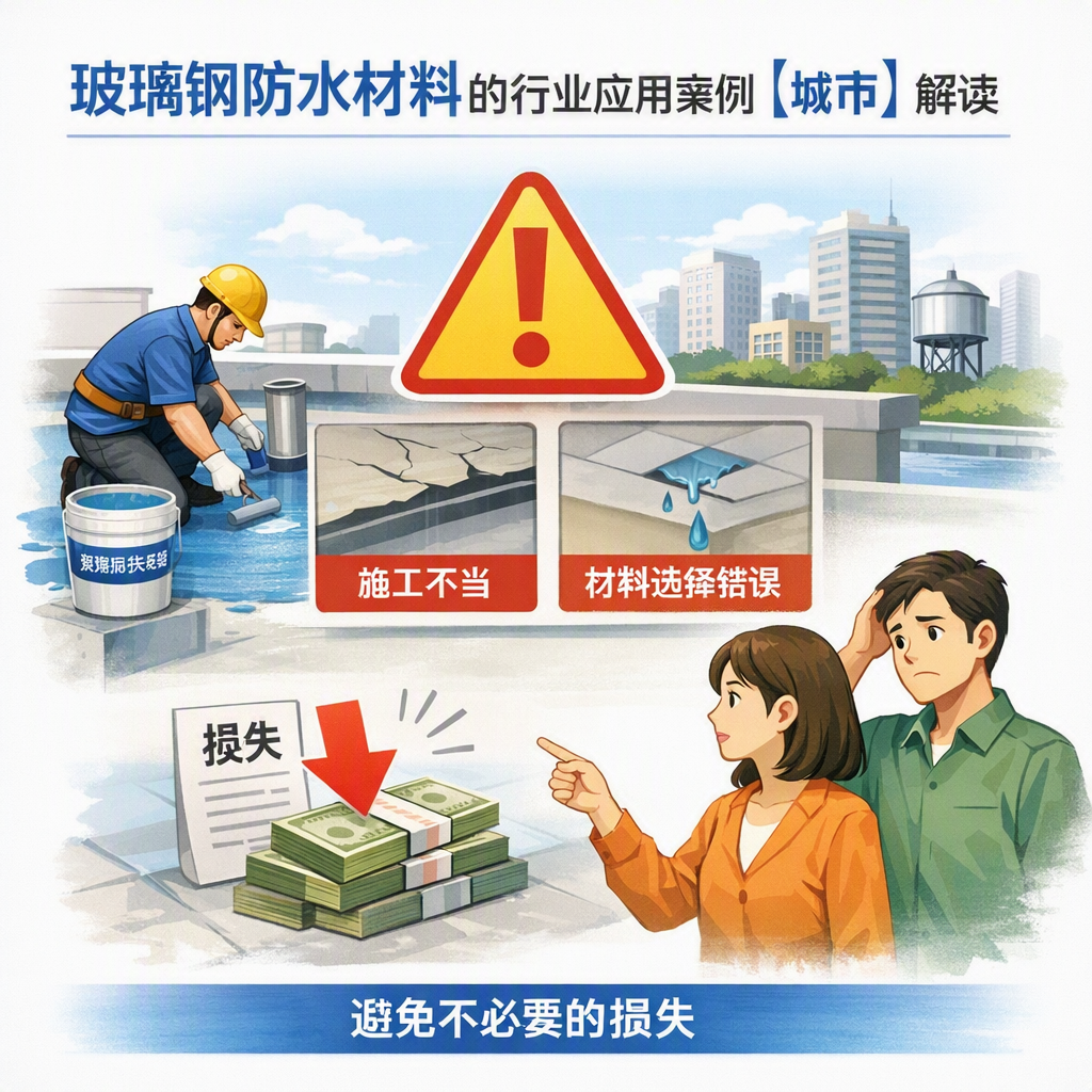 玻璃钢防水材料的行业应用案例,黄石解读